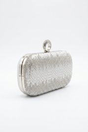 Silver elegantna večernja torbica