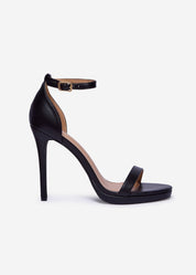 They offer sandals with thin heels.