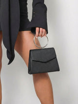 Crna večernja torbica