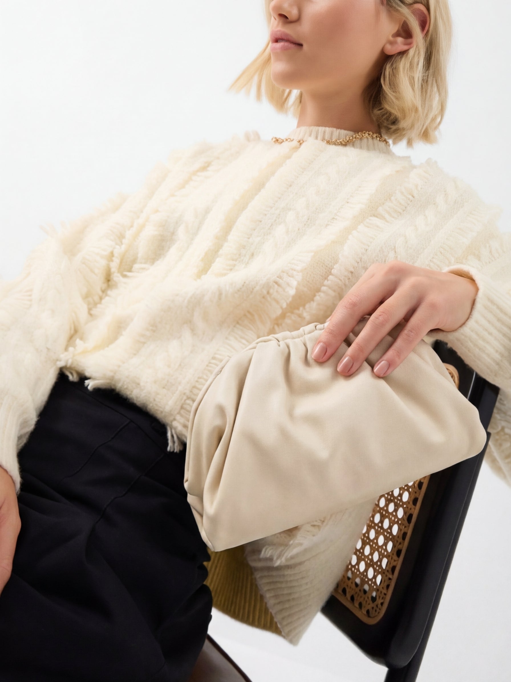 Nude večernja torbica