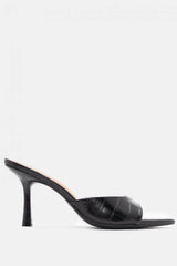 Črni sandali s tankimi petami