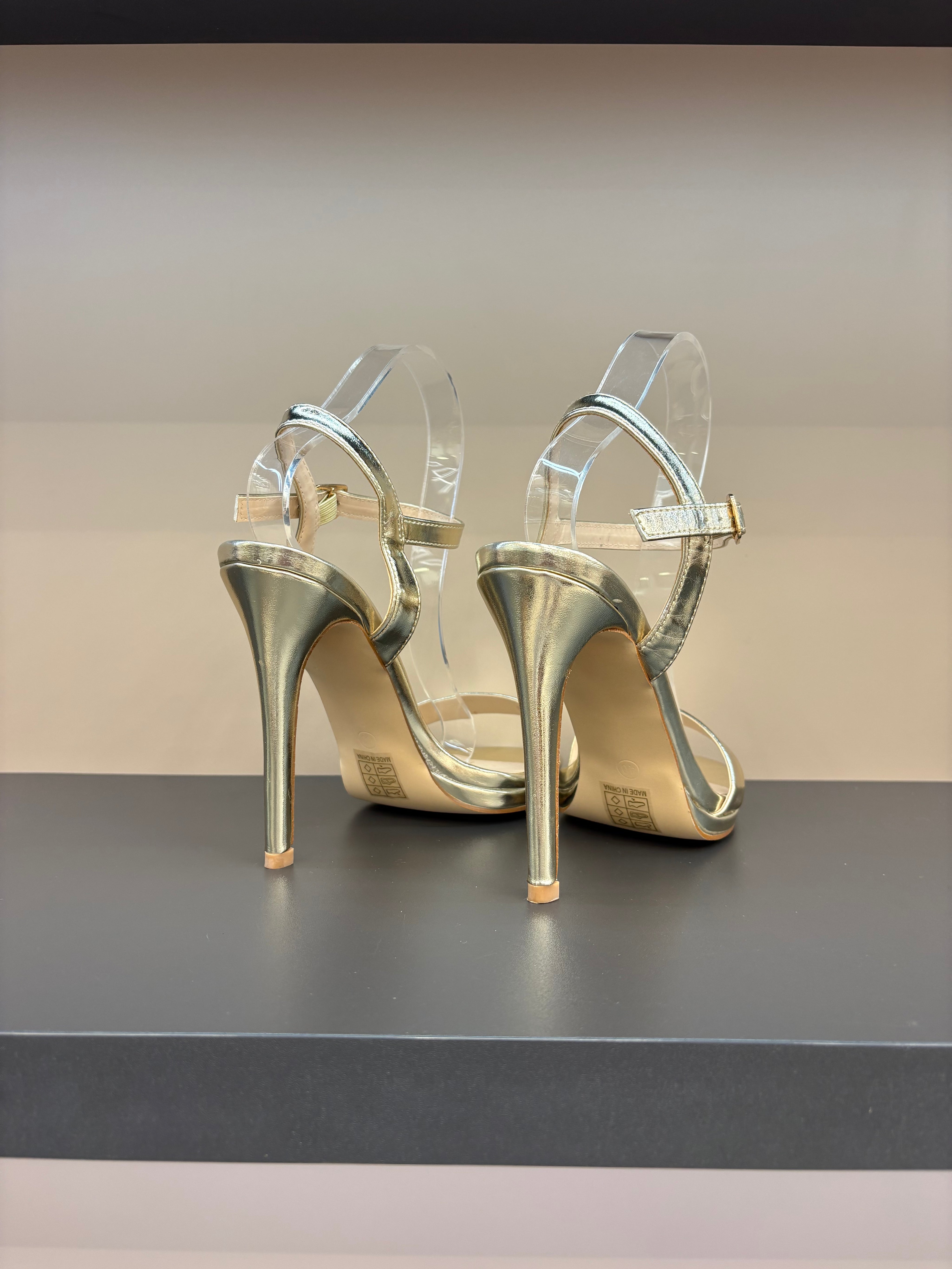 They offer sandals with thin heels.