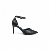 Black heels on a thin heel