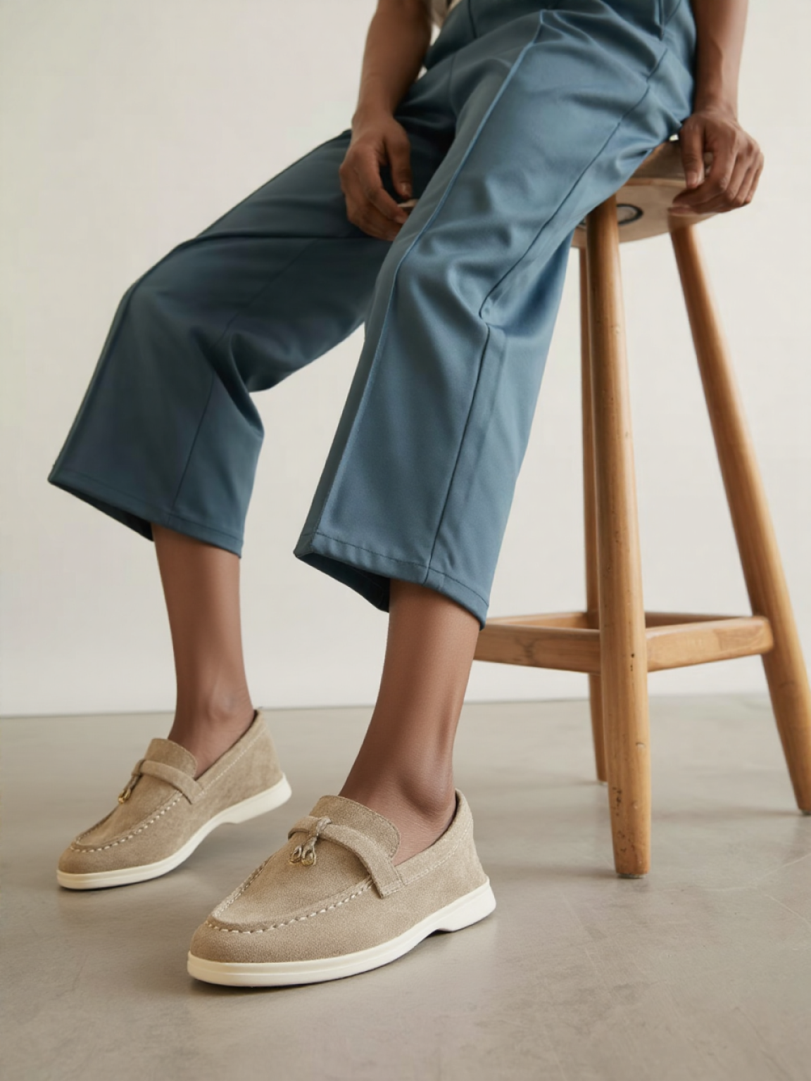 Khaki loafersice