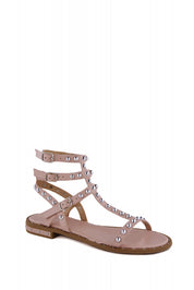 Beige flat sandals