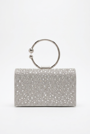 Silver elegantna večernja torbica