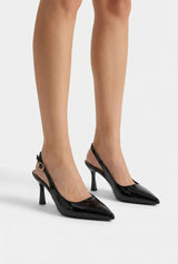 Bež sandali na tanki peti