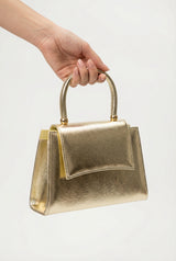 Zlatna večernja torbica