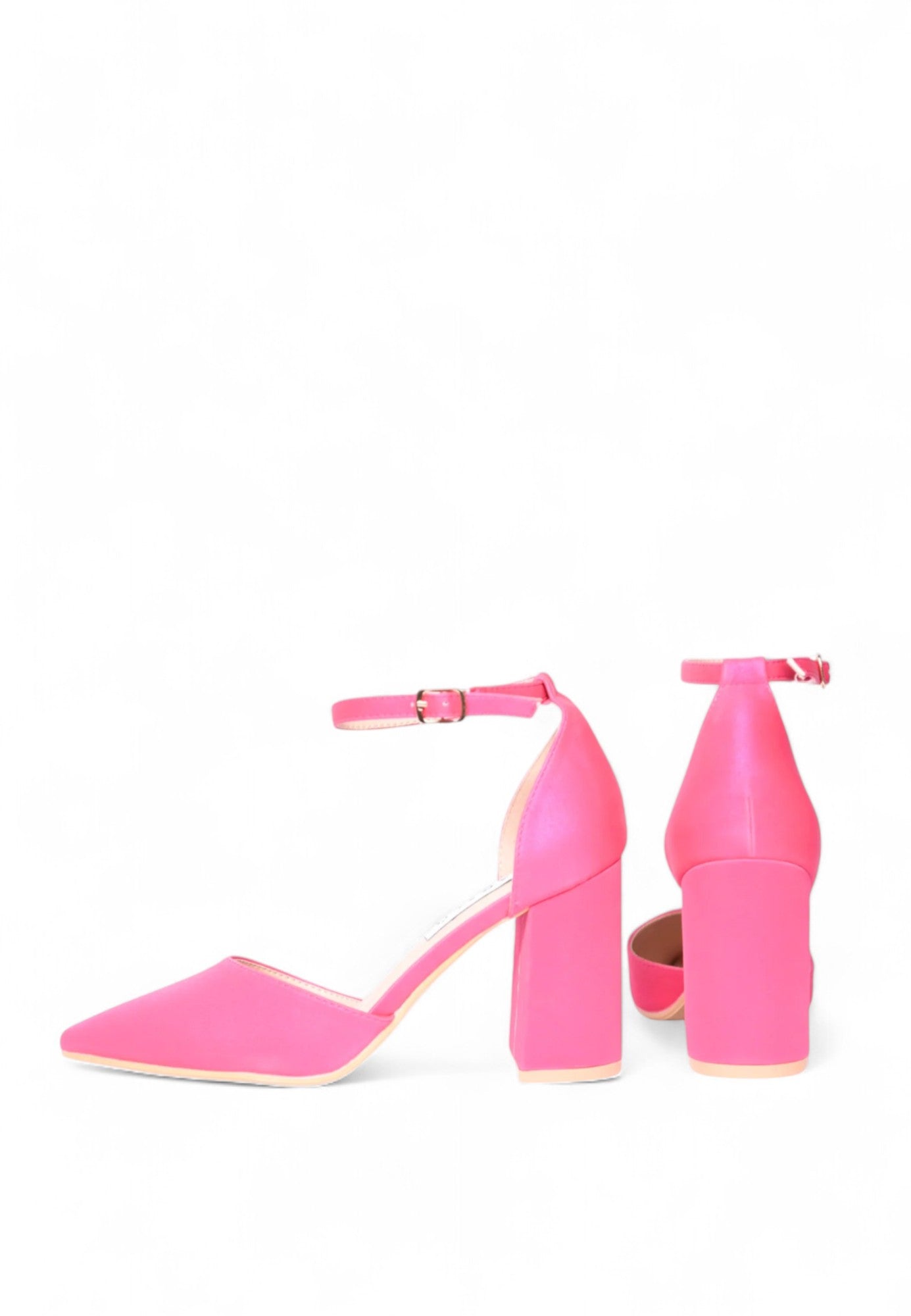 Fuchsia sandale na blok petu