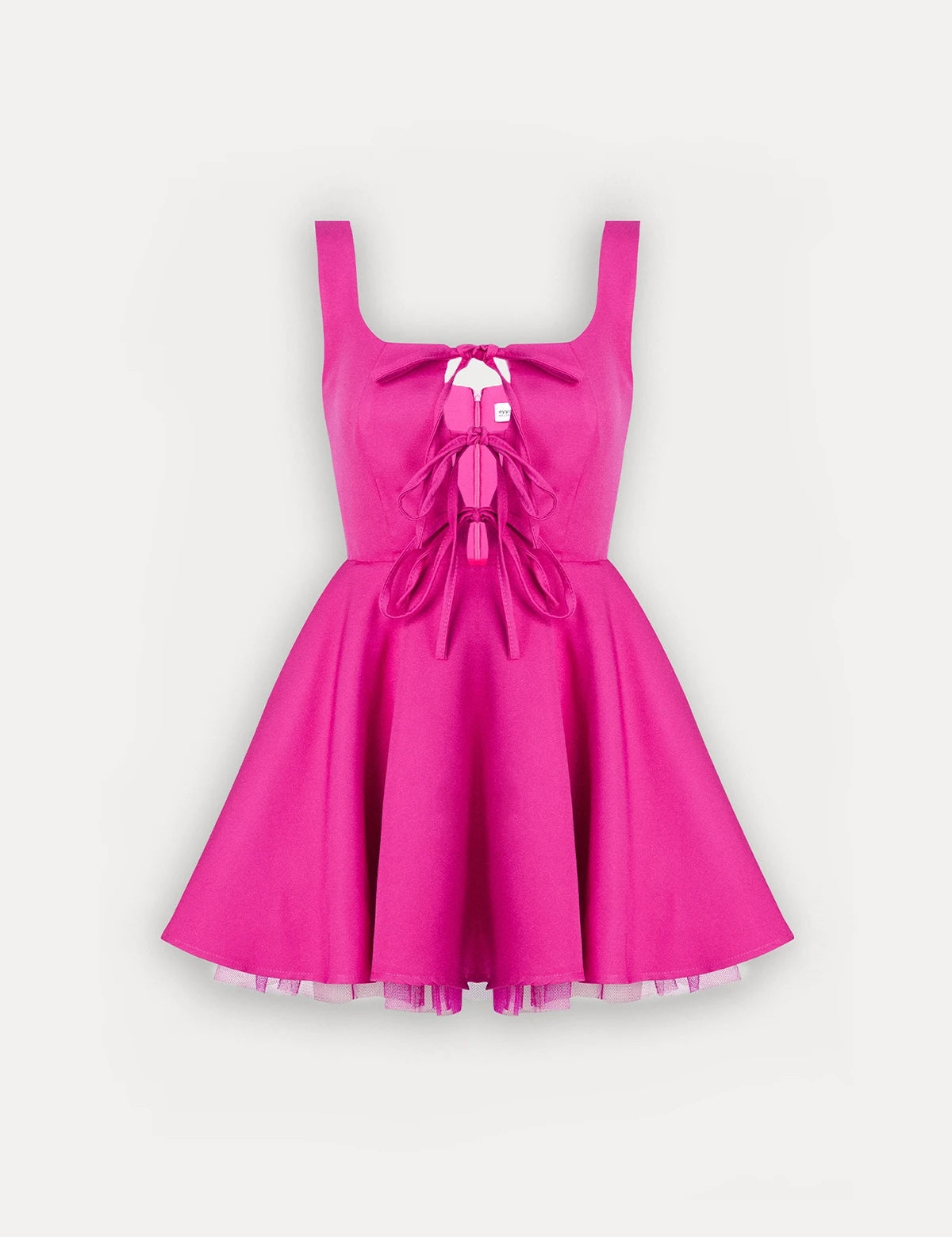 Fuchsia mini haljina s detaljima - Cipelice