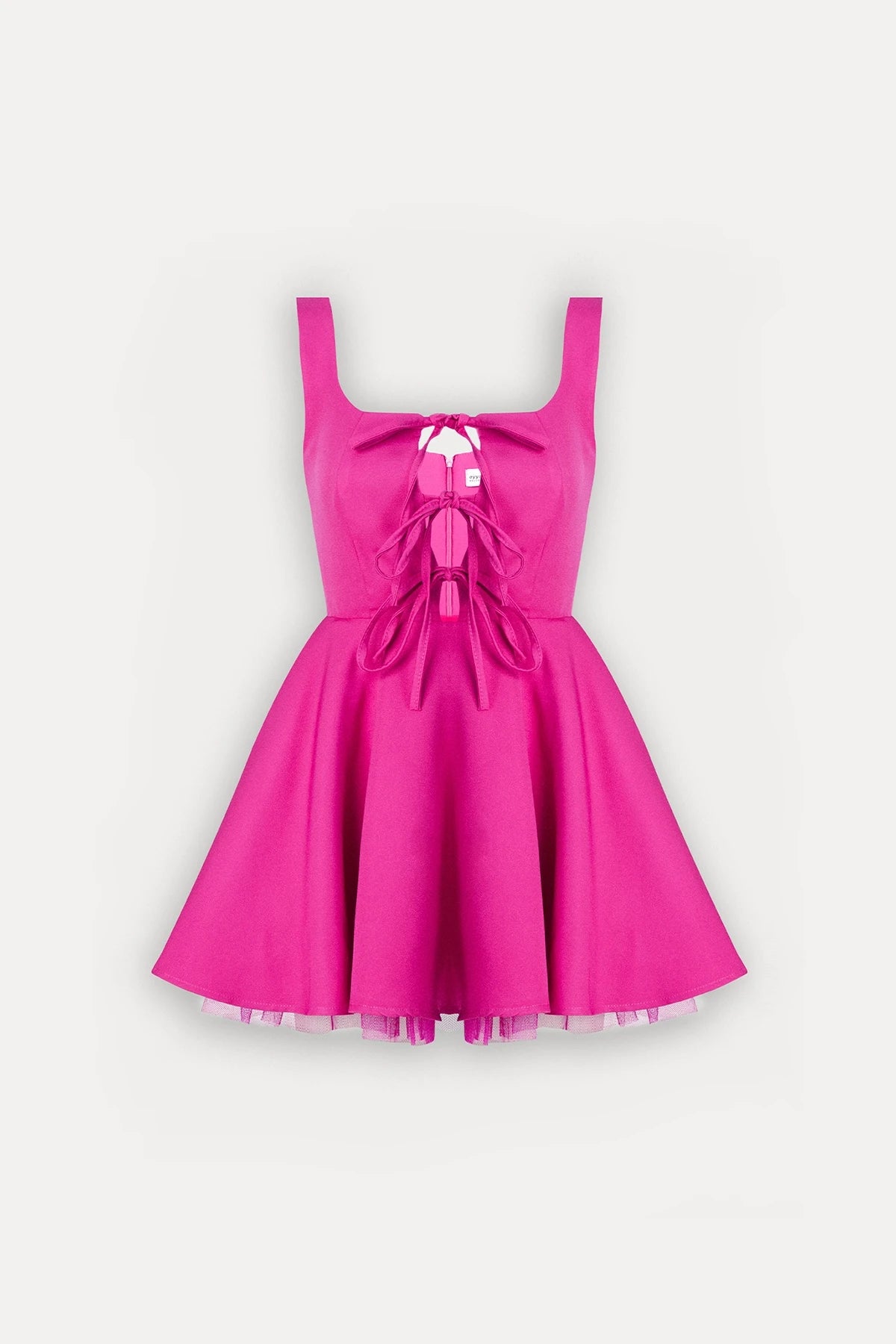 Fuchsia mini haljina s detaljima - Cipelice
