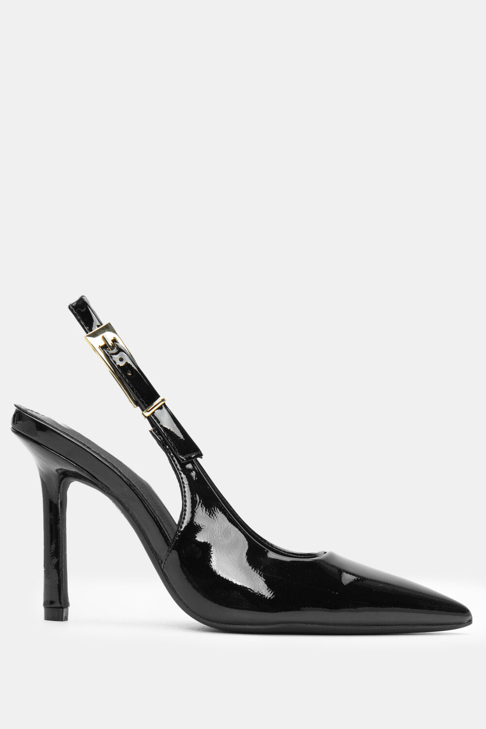 Black heels on a thin heel