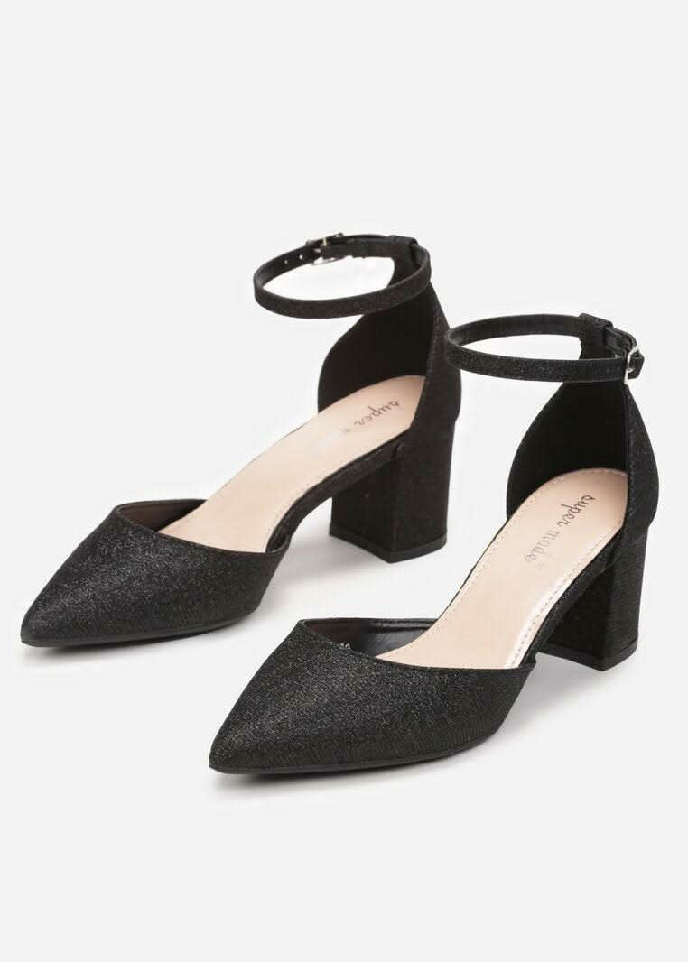 Sandale na nisku blok petu - Cipelice