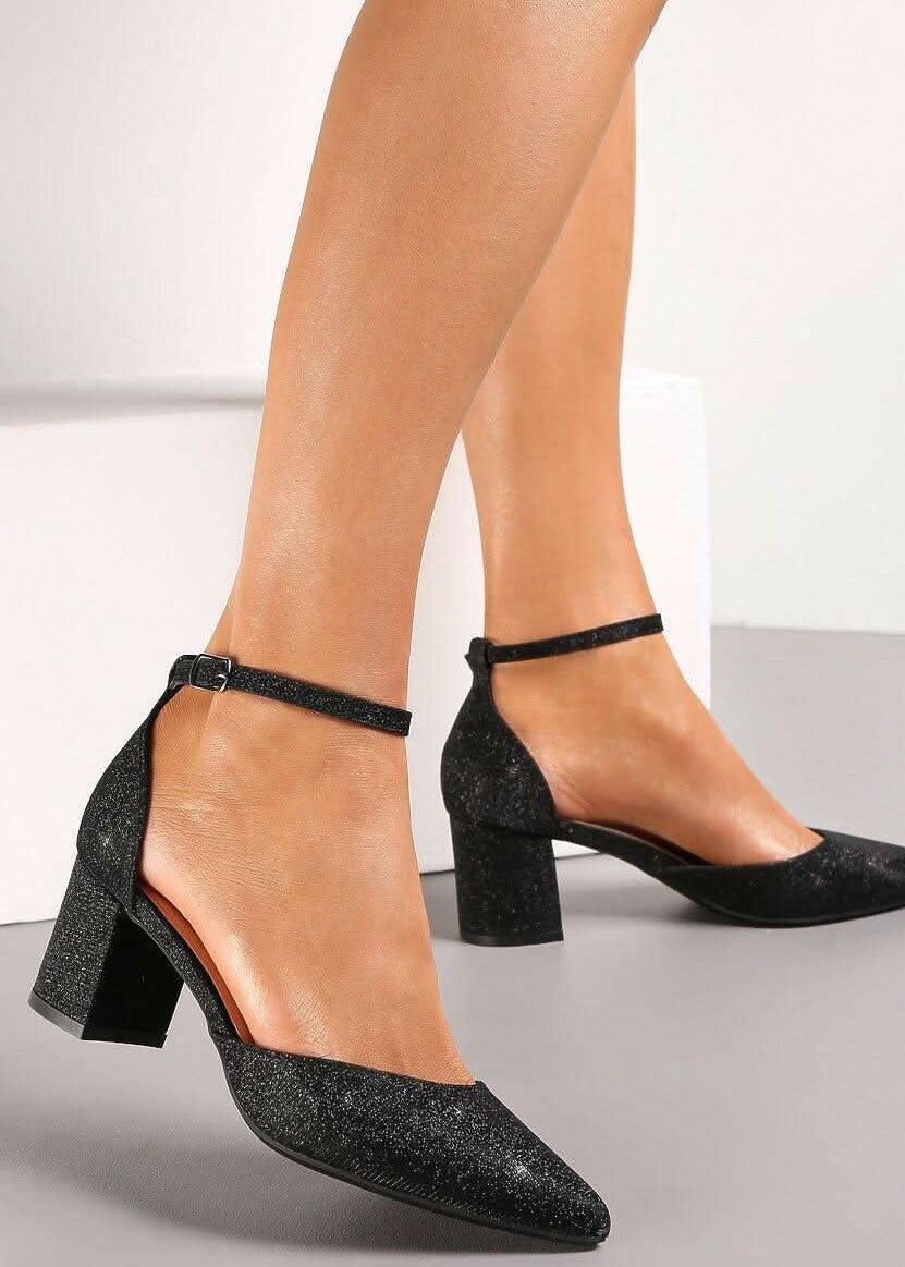 Sandale na nisku blok petu - Cipelice