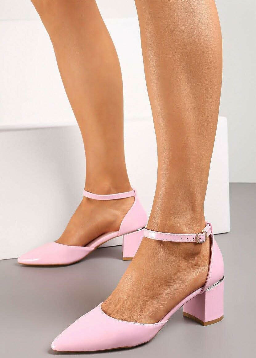 Sandale na nisku blok petu - Cipelice