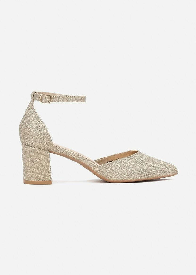 Sandale na nisku blok petu - Cipelice