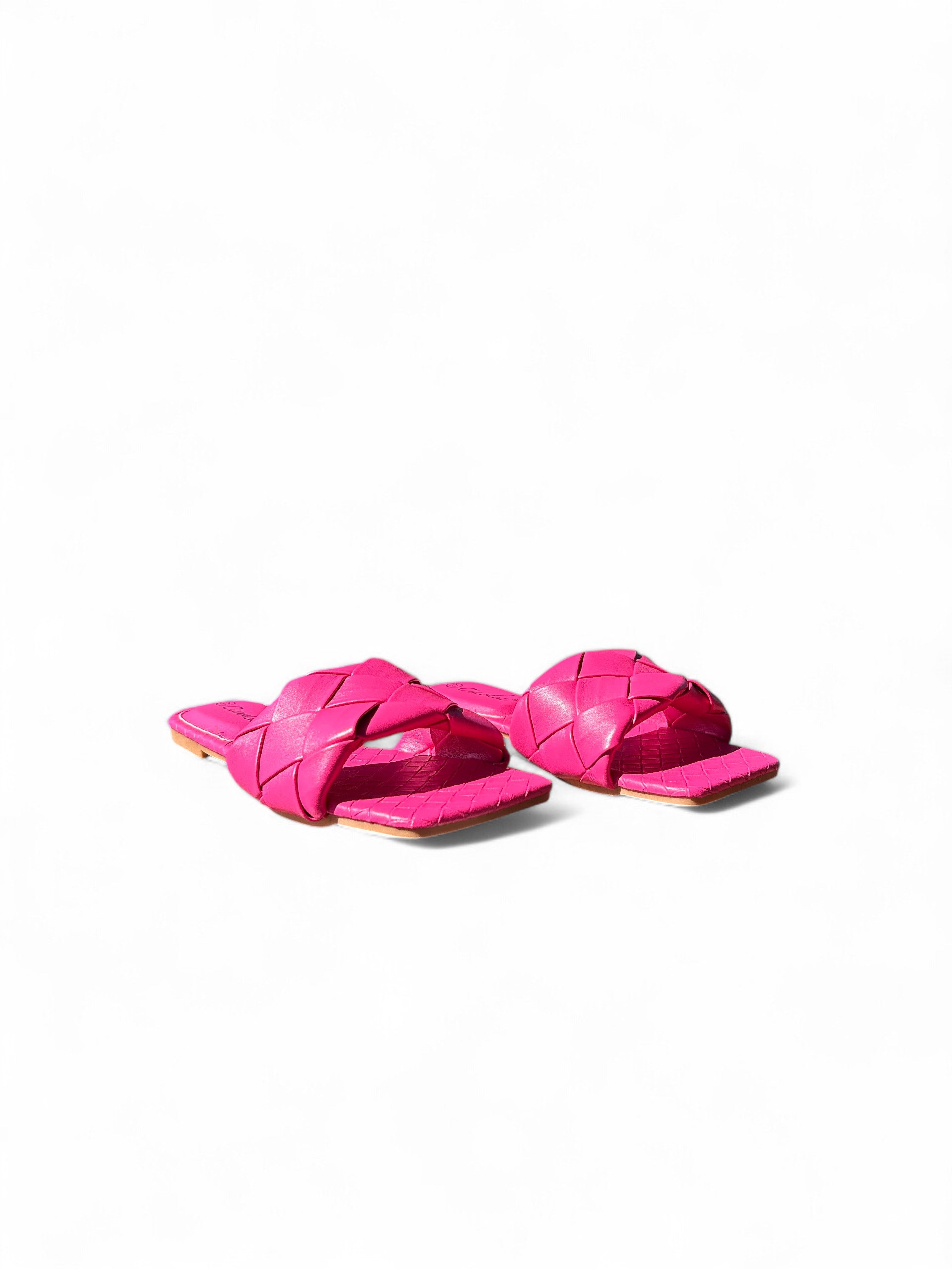Fuchsia ravne natikače